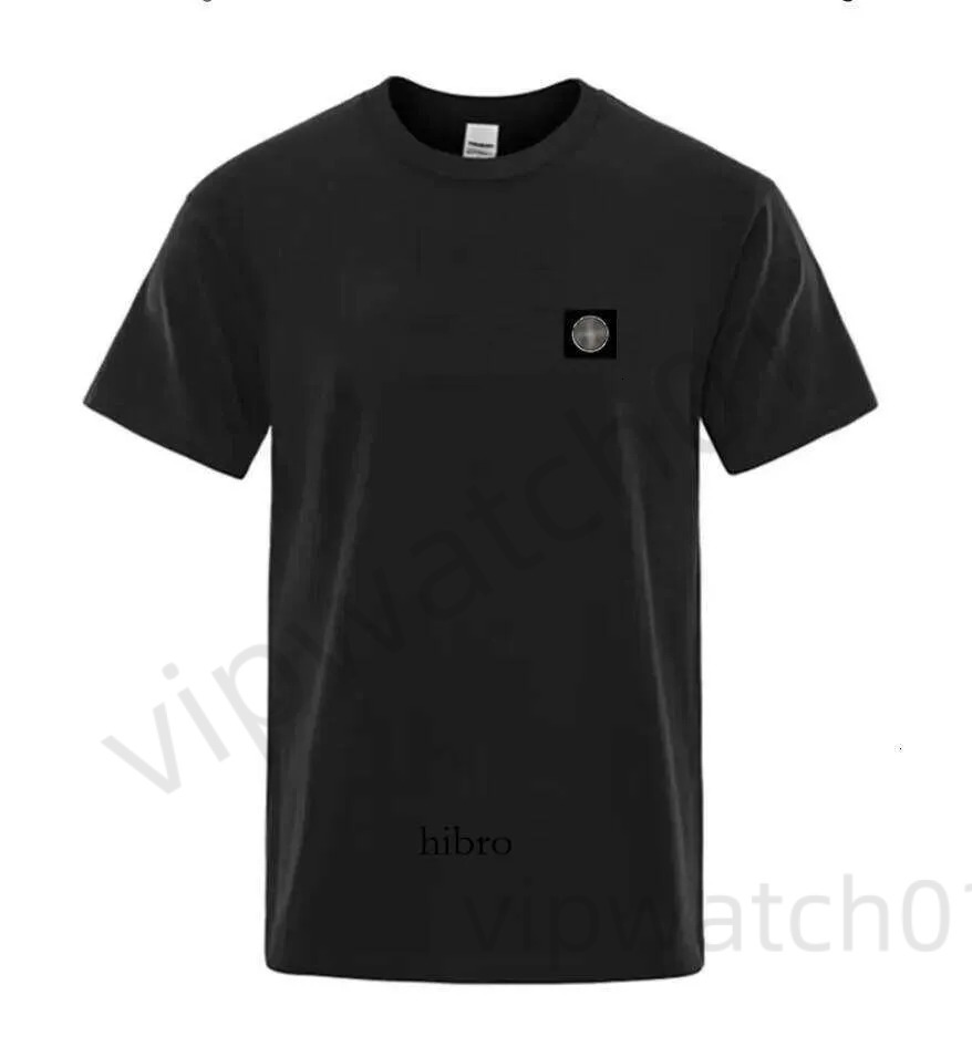 T Shirt Summer Designer Simple Stone Pure Topstoney Cotton Round Neck Embroidered Letter Casual Commuting Company Temperament Versatile Stone Shirt C6d