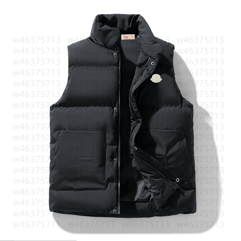 Designer Mens Vests Cotton Jacket Winter Jacket Hip Hop Mens Parker Coat Solid Color Vests Mens Womens Sleeveless Winter Coat Size M-4XL