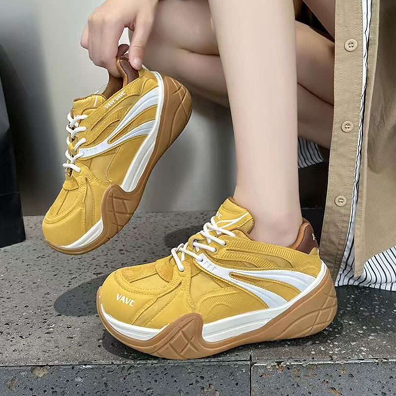 Celebrity Style Casual Thick-Soled De Xun Height-Increasing Breathable Loafers Trendy Versatile Summer Autumn Fashion Forrest Gump Shoes