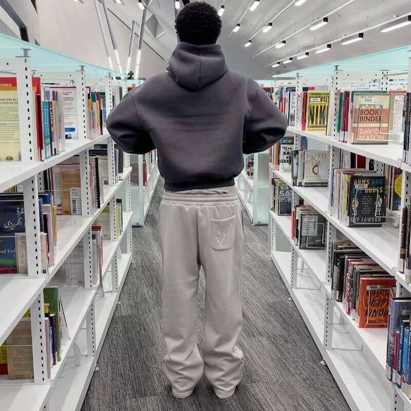 Y2K Men Joggers Gothic Trendy Double Waist Unisex Cotton Sweatpants Hip Hop American Style Retro High Street Casual Track Pants