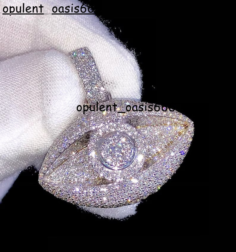 Rapper Style Custom Pendant Hip Hop Jewelry with Moissanite Diamond S925 Gold Plated VVS1 Iced Out Mens Jewelry Charm Pendant