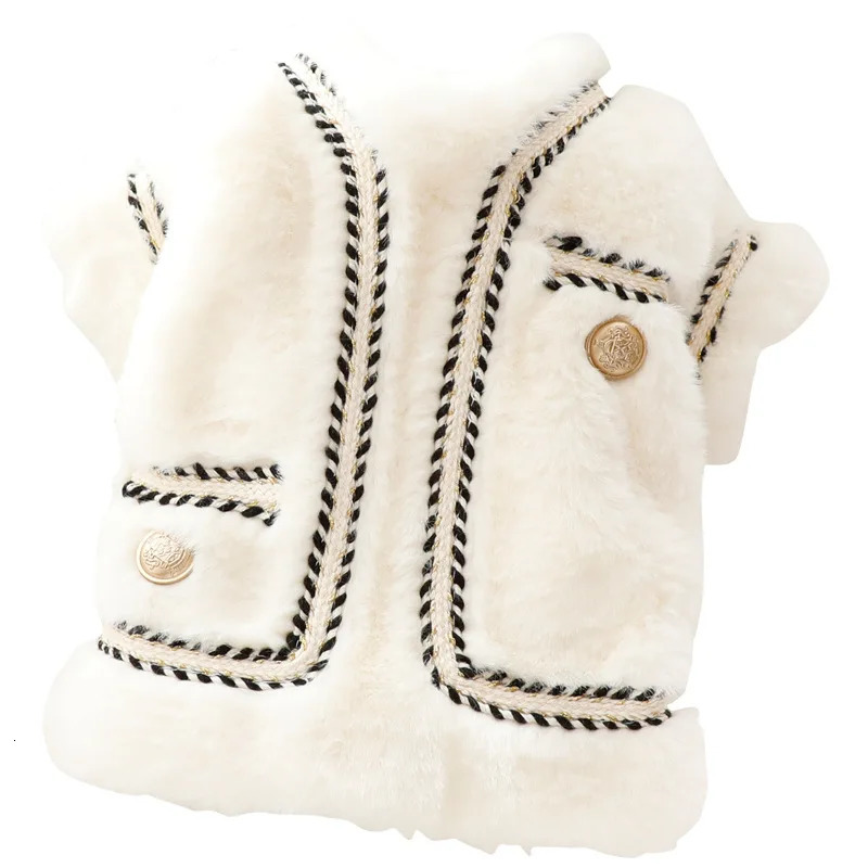 Luxury Dog Clothes Autumn Winter Thick Cat Princess Cotton Sweater Coat Cat Pomeranian Schnauzer Puppy Costume Yorkshire Pugs 250820