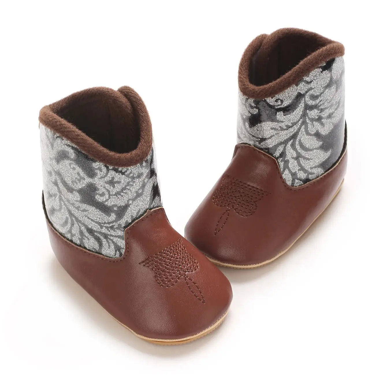 Baby Cowboy Boots Western Style | Soft soled First Walking Shoes for borns and Preschoolers 250819