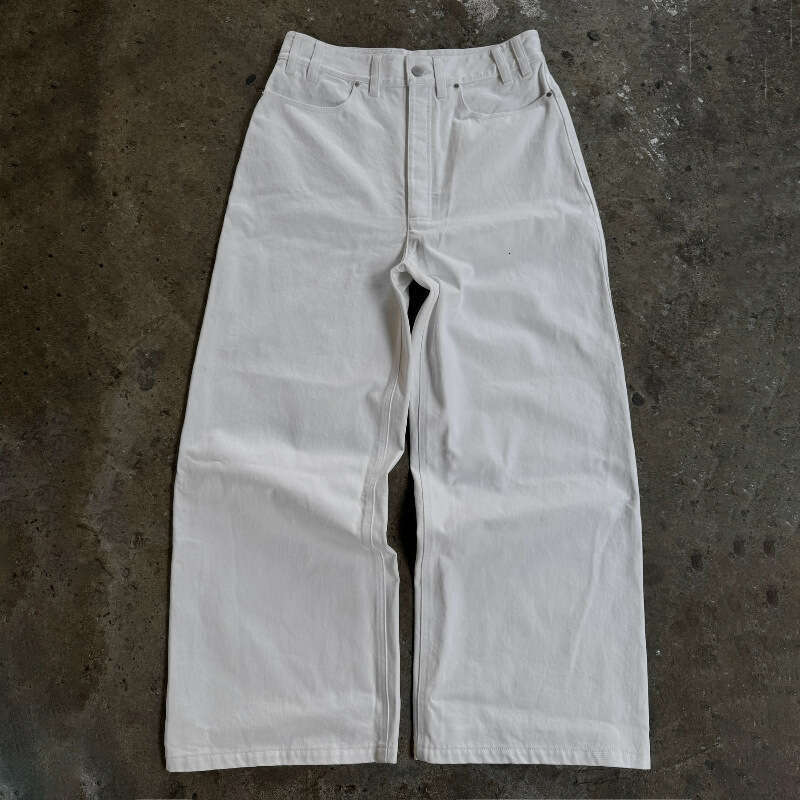 2025 New Hip-Hop Loose Y2K Jeans for Men and Women Fashion Casual High Street Wide-Leg Pants