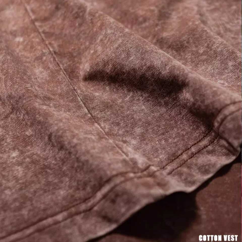 300g Heavy Men Washed Vintage Oversized T-Shirt Street Hip Hop Punk Tee women Harajuku Casual Cotton Short Sleeve Acid Wash Top Y250819