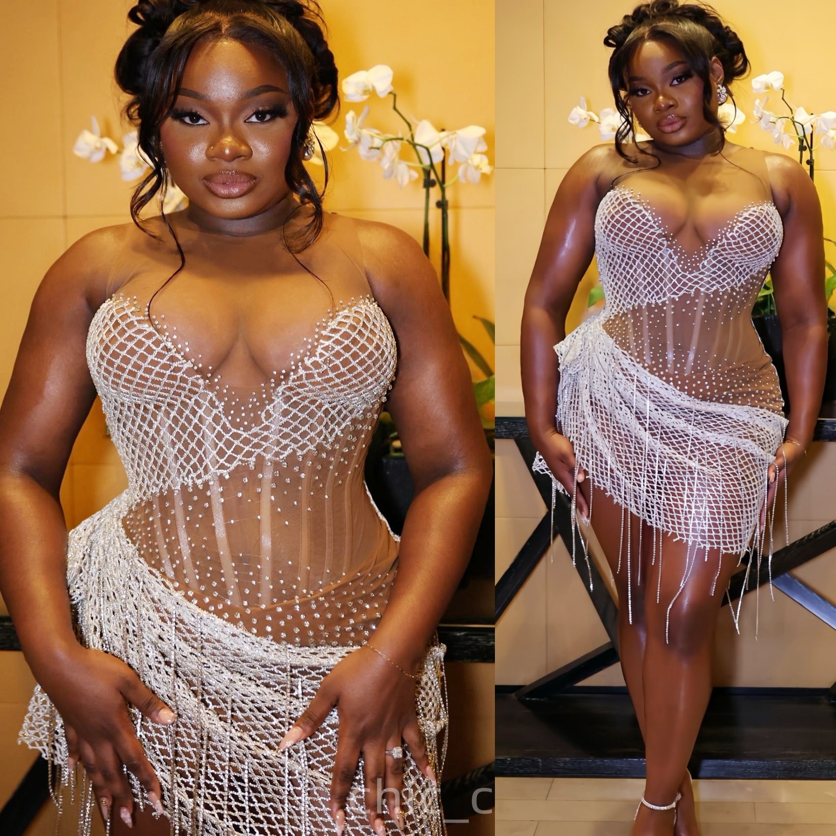 Chic Ivory Sheath Cocktail Dress Lace Crystals Sheer Neck Illusion Short Mini Graduation Homecoming Dresses For Special Occasions Sweetheart Gowns