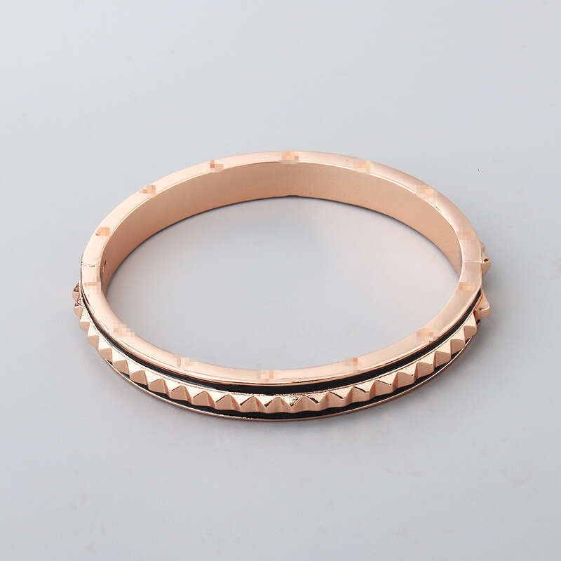 Gear Closed Spring Clasp No. 17 Enamel Bracelet Simple Unisex Jewelry