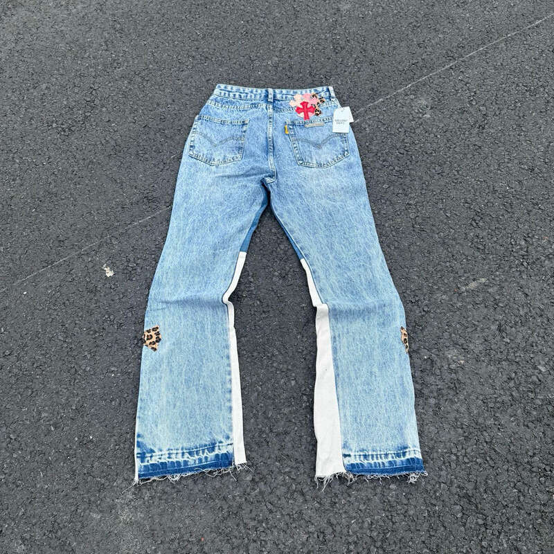 2025 New Hip-Hop Gothic Style Jeans for Women Street Slim Fit Y2K High Waist Flared Pants