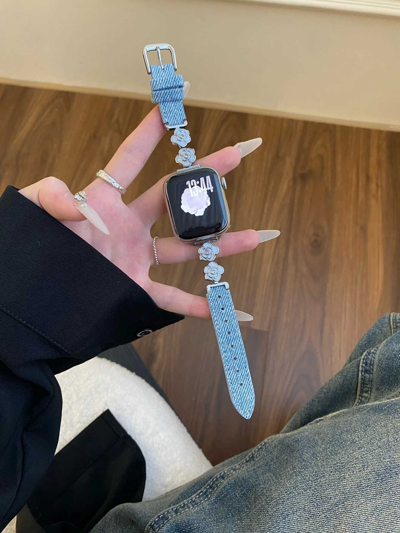 10/9/8/7/6/5/4/3 SE 38mm 40mm 41mm 42mm 44mm 45mm 46mm 49mm Metal Leather Loop Watch Band Strap Y250820