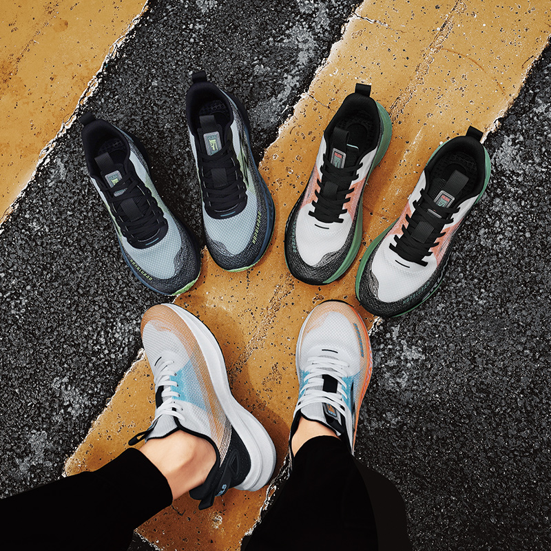 Summer new trend sports shoes popcorn soft sole breathable mesh upper shoes men's fashion versatile running leisure shoes