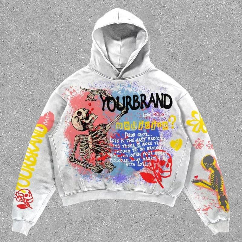 Men's Hoodies Designer Hoodie For Men 3D Personality Painted Graffiti Sweater Pullover Autumn Winter Hooded Long Sleeve