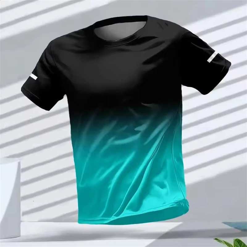 New 3D Hot-Selling Outdoor Running Sports BreaTHable QuiCK-Drying Fitness CloTHes Casual O NeCK T-Shirt GYM Y250819
