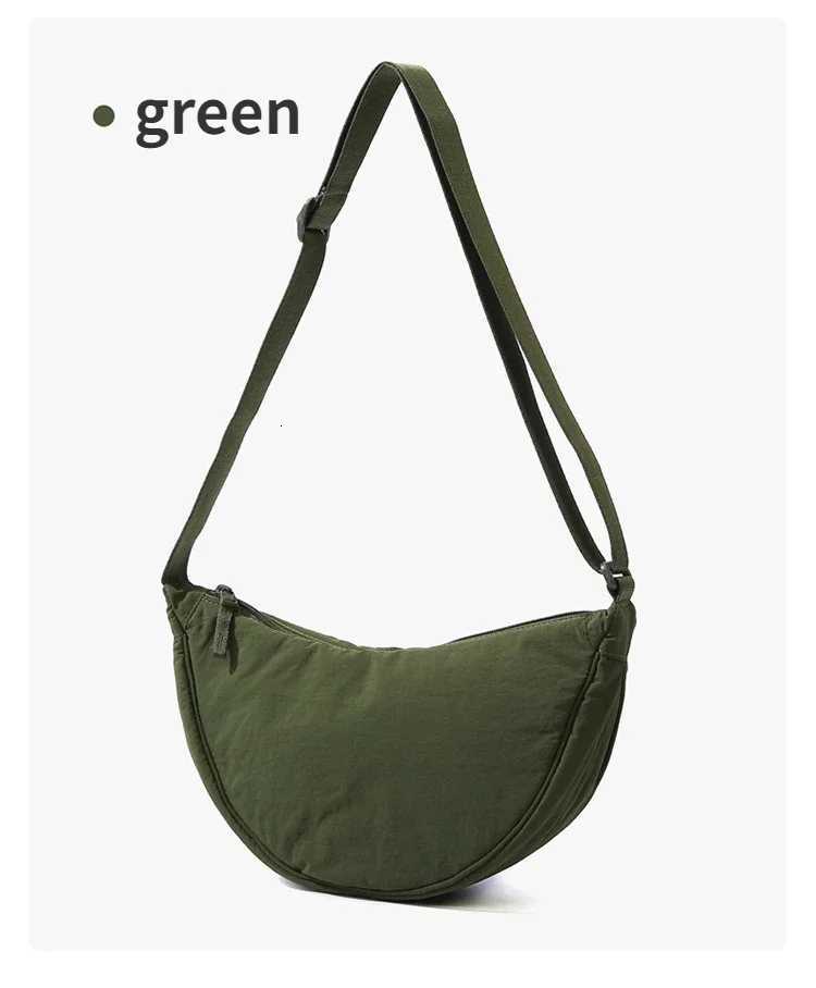 New Color Womens Nylon Shoulder Bag Casual Sports Female Hobos Crossbody Bags Fashion Large Female Fanny Pack Purse Handbags Y250819