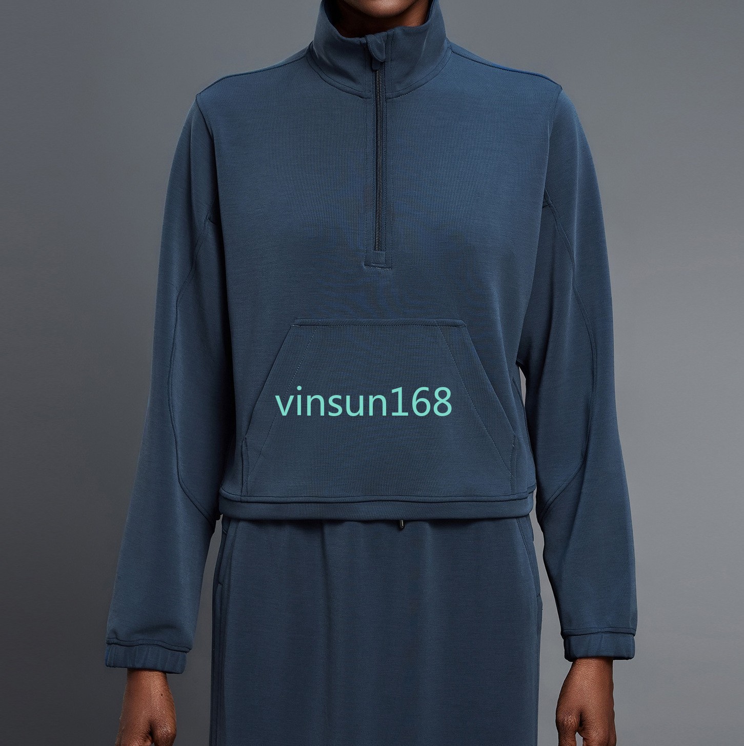 Designer Yoga Hoodies skirt Brushed Softstreme Ribbied Half Zip Sweatshirt Set Chest Loose Sweatshirt Unisex Casual Sweat Tops Womens Sportswear Hoodies