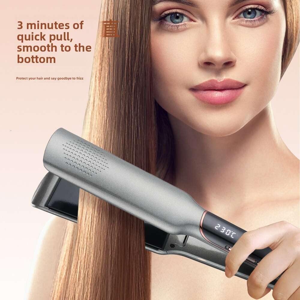 New Fluffy Straight Comb Care Device Multi-Functional Temperature Adjustment Straightening Plate Does Not Hurt Electric Hair Straightener