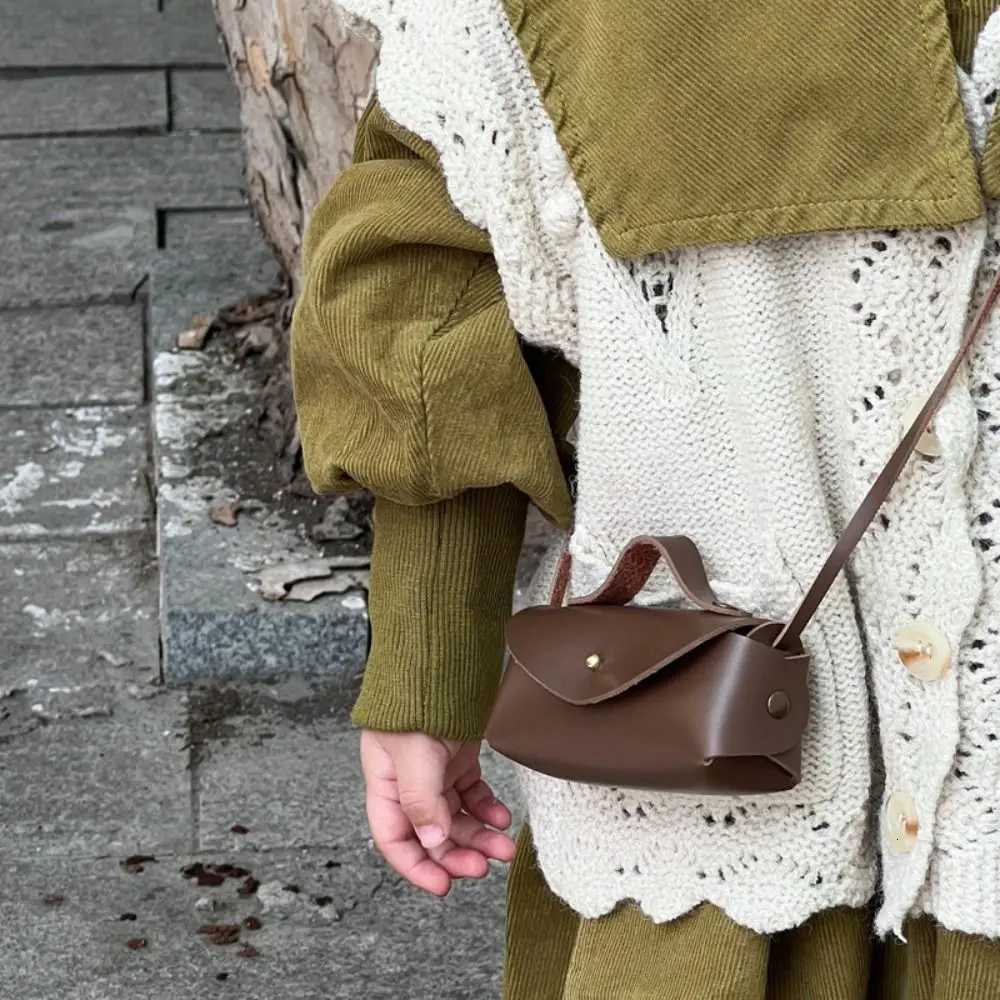 FAshion PU Leather Mini Crossbody Bag Solid Color Small Shoulder Bag Horizontal Coin Purse Y250819