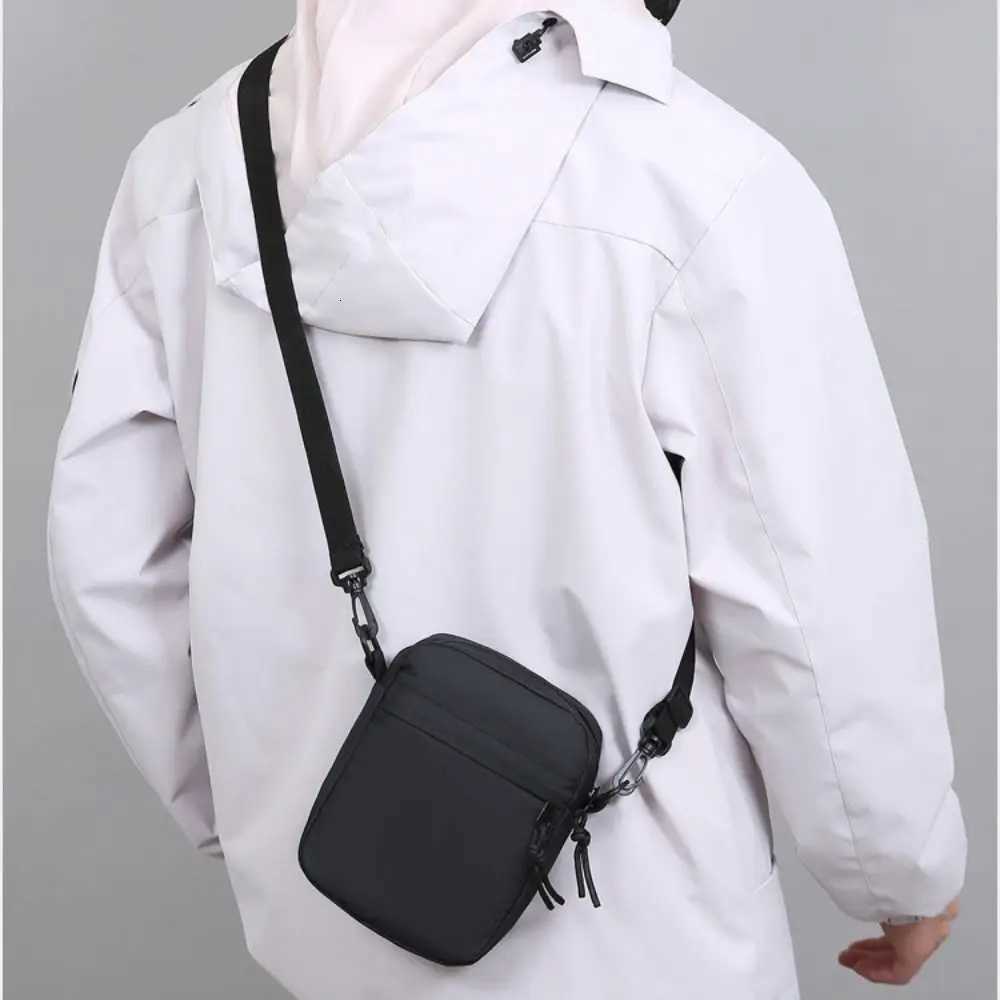 New Oxford Cloth Crossbody Bags Black White Khaki Minimalists Shoulder Bag Long Shoulder Strap Travel Storage Men Women Y250819
