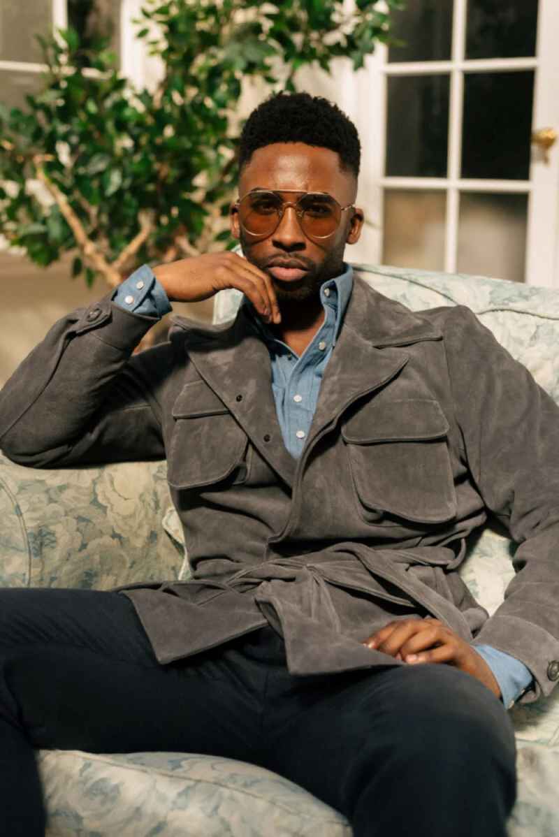 Casual Men Jacket One Piece Notched Lapel Single Breasted Jacket Male Business Party Wear Warm Customized