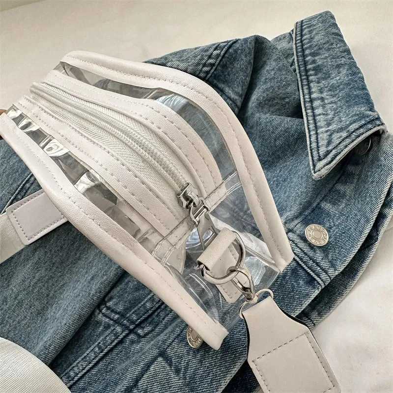 The Womens Crossbody Bag Card Bag A Fashionable Transparent Shoulder Bag Is A Casual Postman Bag Clothing Accessory for Women Y250819
