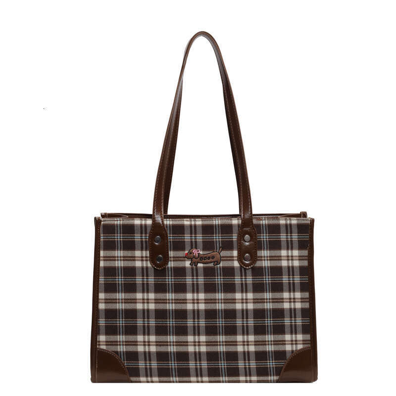 Version Korean Ins Trend Designer College Style 2025 New Color-Block Bags Striped Large Capacity Tote Fashion Women's Bag