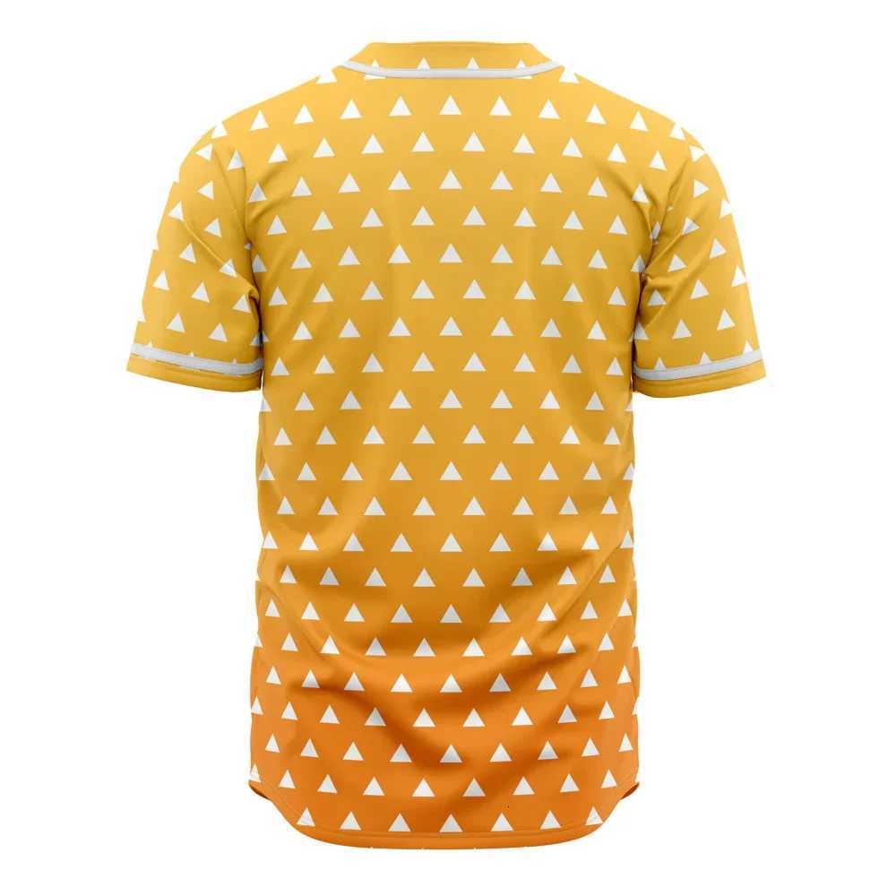 Anime Demon Slayer Mens Baseball T-shirt 3D Printed Casual Cosplay Costume Latest Summer Fashion BQY01 Y250819