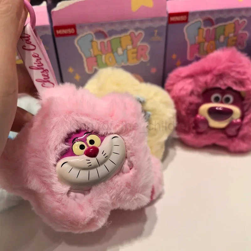 Disney MINISO Hairy Season Series Flowers Lie Prone Blind Box Lotso Aristocats Lotso Dumbo Anime Figure Doll Pendant Girl Surprise Gift W250820
