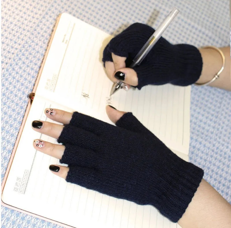 Gloves Without Fingers Female Ladies Touch for Girls Thermal Woman Winter 250811
