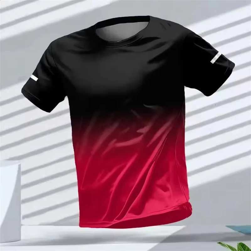 New 3D Hot-Selling Outdoor Running Sports BreaTHable QuiCK-Drying Fitness CloTHes Casual O NeCK T-Shirt GYM Y250819