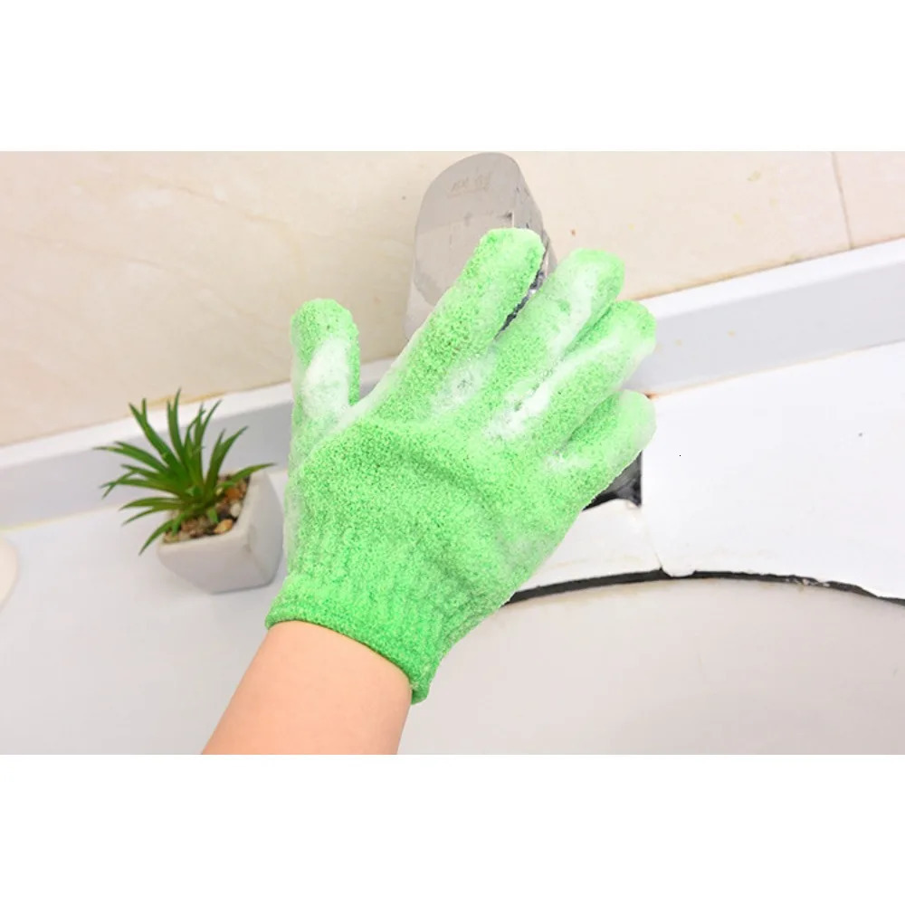 2PcsPair Bath for Peeling Exfoliating Mitt Glove with Shower Scrub Gloves Resistance Body Massage Sponge Wash Skin Moisturizing 250811