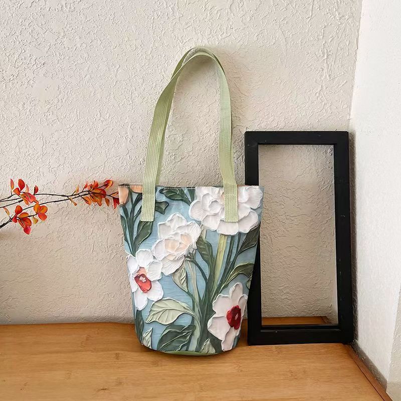 2025 Autumn Design Single Shoulder Women's Bucket Bag Large Capacity Printed Fashion Shoulder Bag Women's Crossbody Bag Designer Bag Women&#