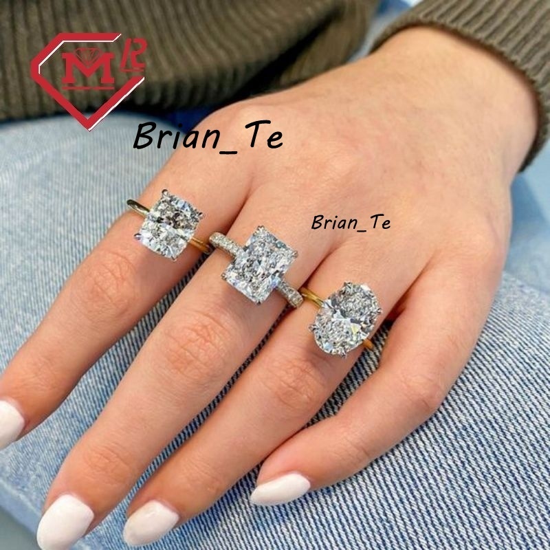 Custom Engagement 14K Solid Gold Lab Diamond Ring IGI Certified CVD Lab Grown Diamond Ring