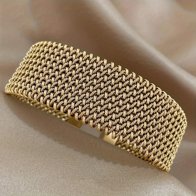 Titanium Steel Round Style Couples' Commuter Bracelet