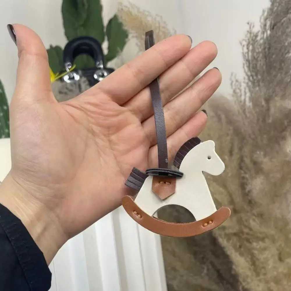 Durable PU Leather Horse Bag Pendant Lanyard Pony Cute Bag Pendants Gift Animal Bag Charm DIY Bag Accessories XJ250820