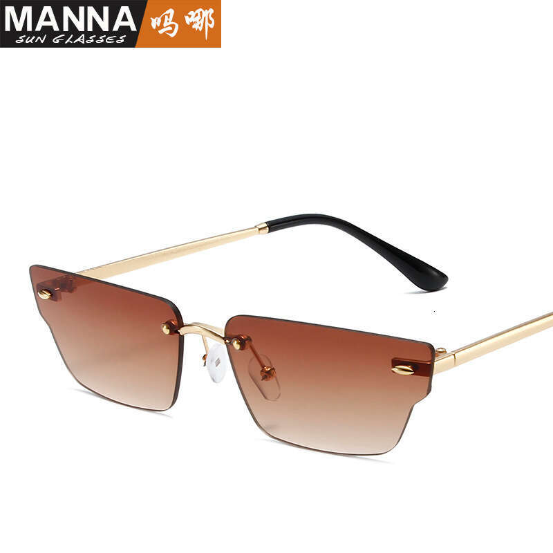 Unique Irregular Light-colored Ocean Designer Lens Same Style as Runway Outfit Glasses Travel Street Photography Sunglasses