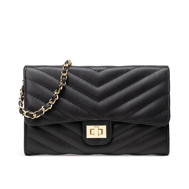 Free Shipping Designer Luxury Women's Chain Handbag New Style Small Fragrance Fashion Shoulder Crossbody Bag Mini Lock Casual Phone Bag