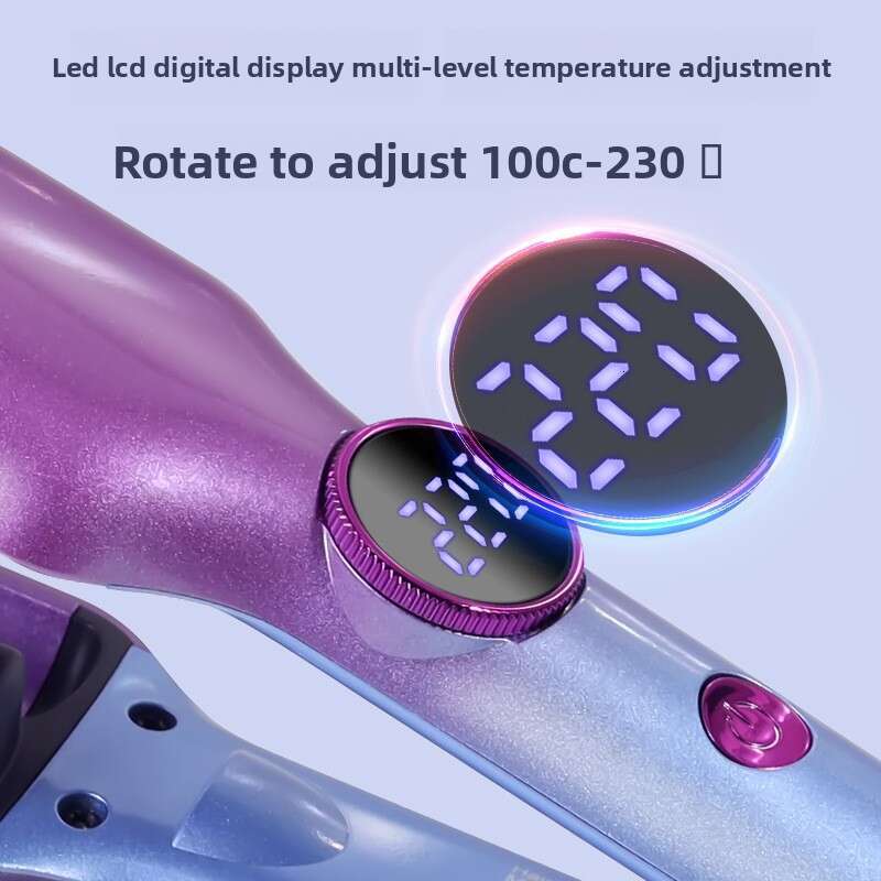 Multi-Temperature Hair Straightener For Home Use, Wave Curling Iron With Negative-Ions