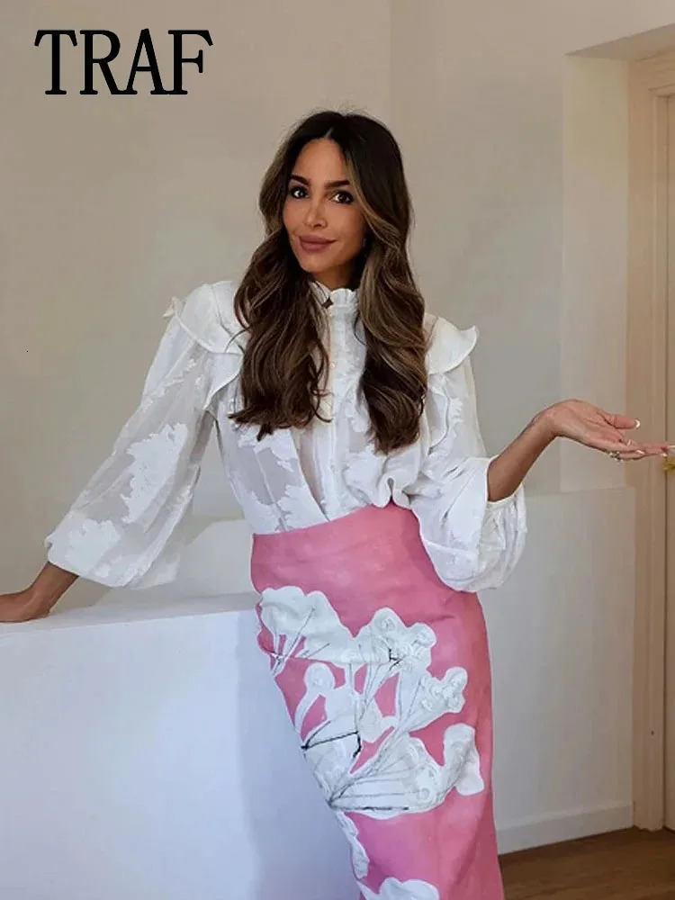 Women Elegant Red Skirts Side Zipper Back Slit Straight Skirts Women Linen Blended Straight Skirt Half skirt 250820