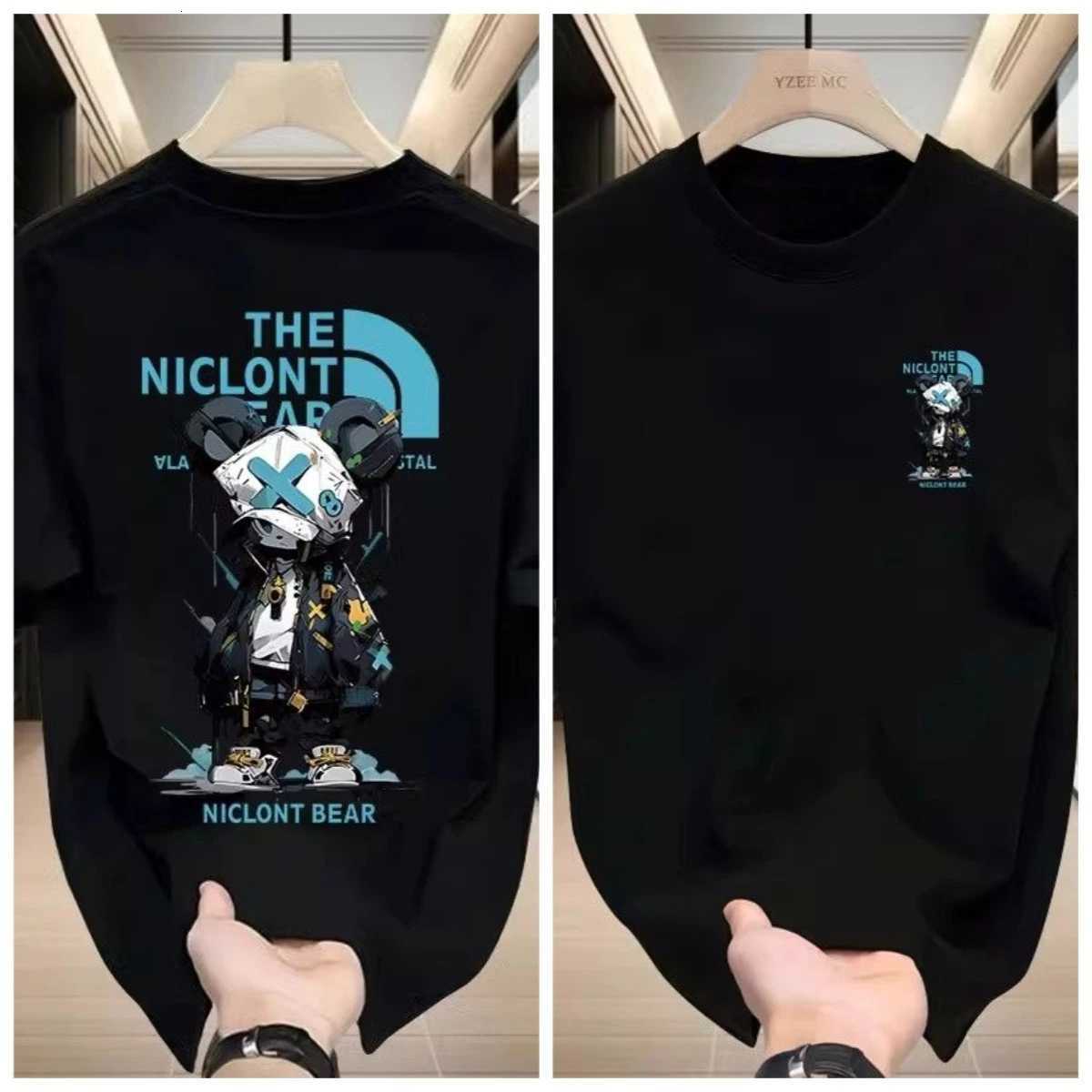 2025 Fashion Brand Heavy American Cotton T-shirt Half Sleeve Short Sleeve Summer Mens New Loose Trend All The Top Y250819