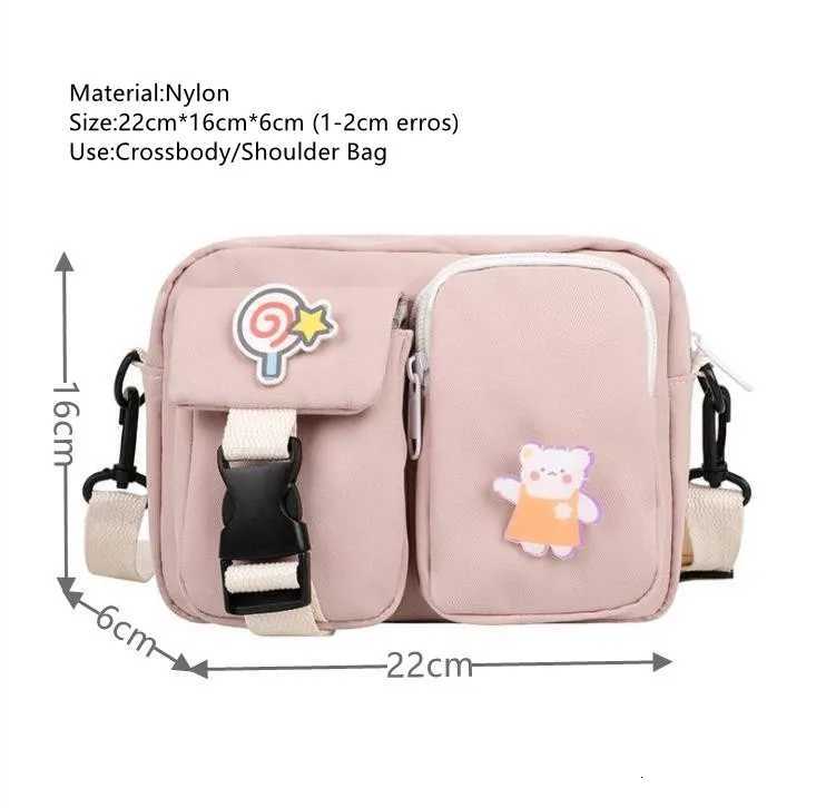 Fashion Canvas Crossbody Bags for Women 2023 Small Shoulder Messenger Bag Students Cotton Cloth Mini Female Handbags Purse Flap Y250819