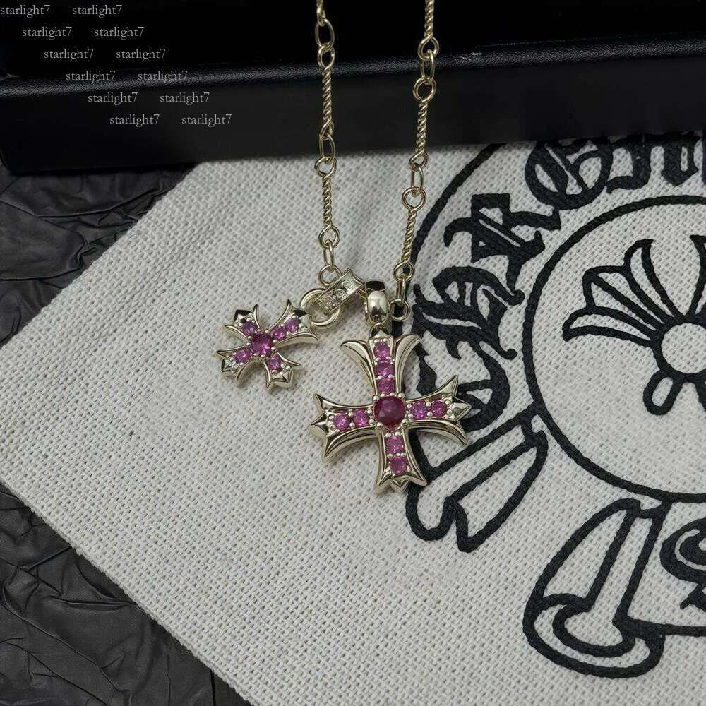 Chrome Necklace Bold Letter Designer Women Jewelry Women Necklaces Designer Chromed Necklaces Brand Flower Pendant Plated Chain Men Jewelry Cross Necklace 558