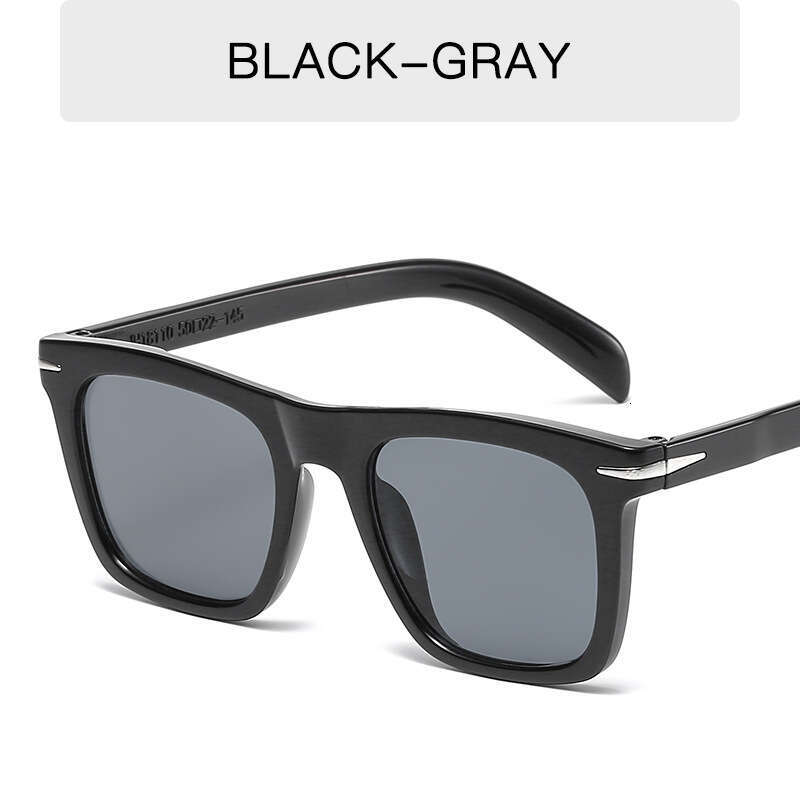 Trendy New Simple Small Square Frame Sunglasses Personality Metal Designer Decoration Fashion Glasses
