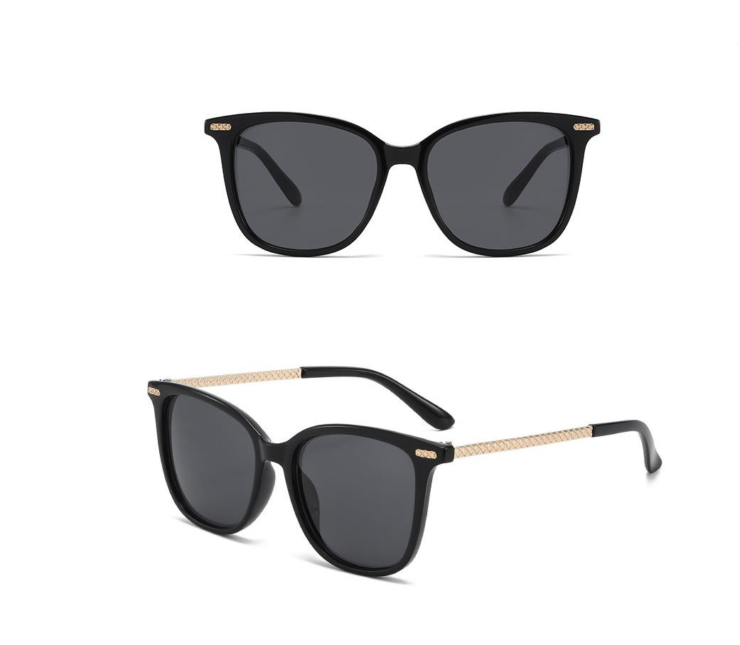 Designer Sunglasses For Men Women Square Sunglasses Big Frame UV400 Protection Sunglasses Luxury Polarized Goggle Pilot PC Frame Eyewear P9100