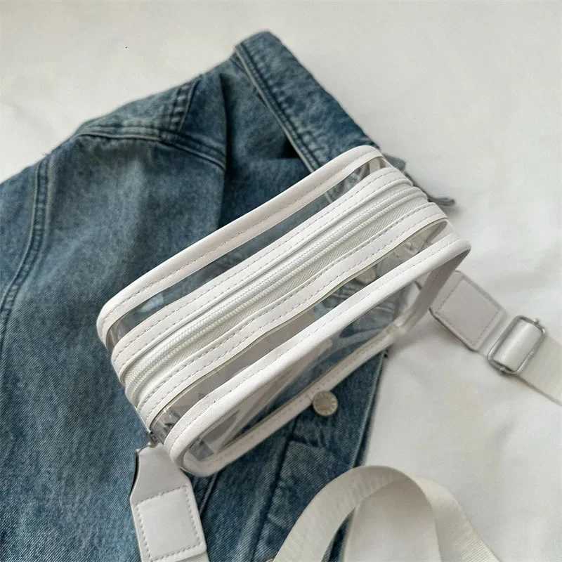 The Womens Crossbody Bag Card Bag A Fashionable Transparent Shoulder Bag Is A Casual Postman Bag Clothing Accessory for Women Y250819