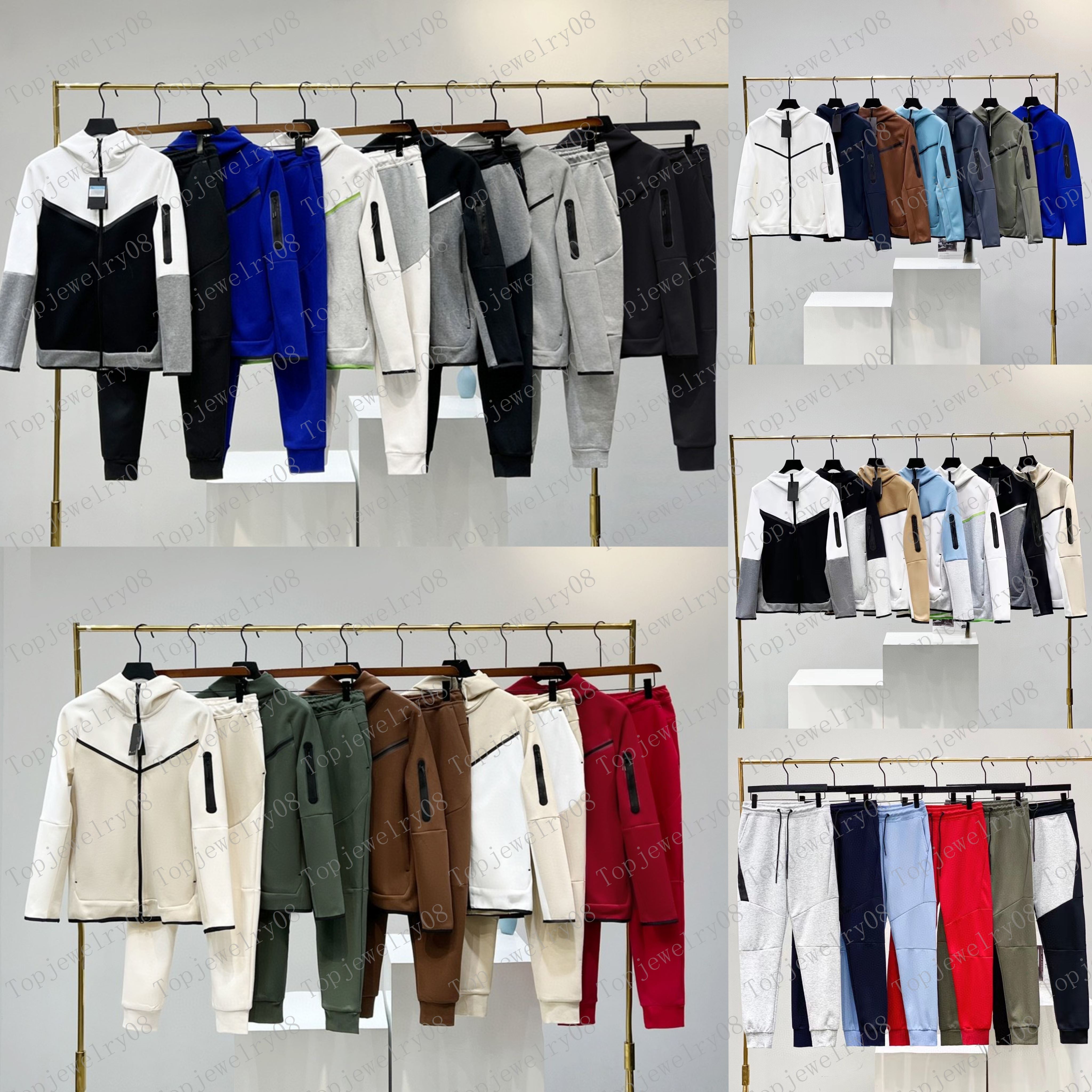 Designer Mens Womens tech fleece hoodie Techfleece Trousers Tracksuits Pants Jackets Full Zip Hooded Sweatshirt Joggers Pants Man Hoodies Sports Suit