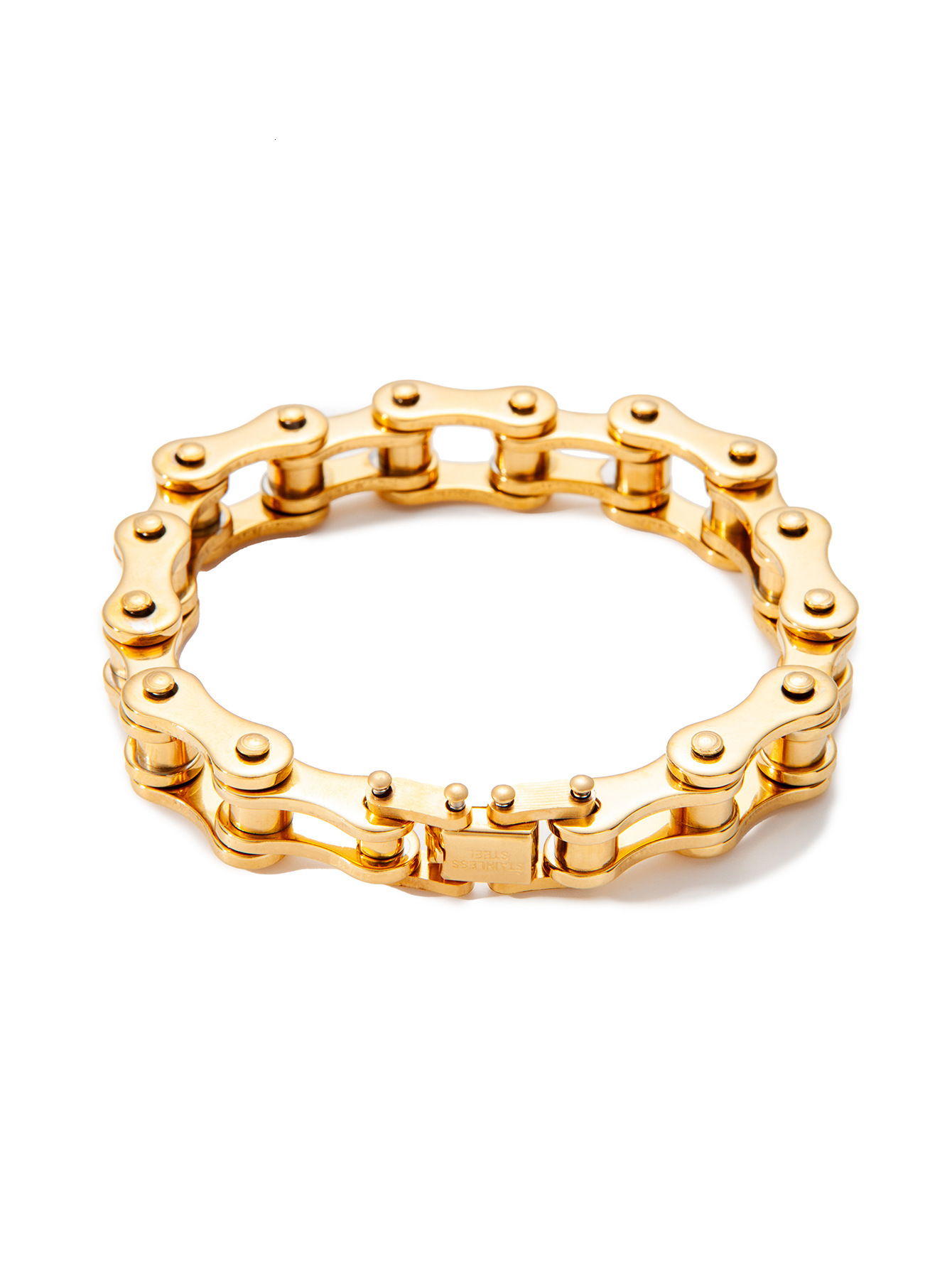 Hot Selling Trendy Stainless Motorcycle Chain Bicycle Titanium Steel Personalized Men's Bracelet