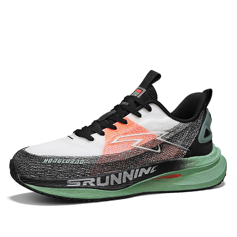 Summer new trend sports shoes popcorn soft sole breathable mesh upper shoes men's fashion versatile running leisure shoes