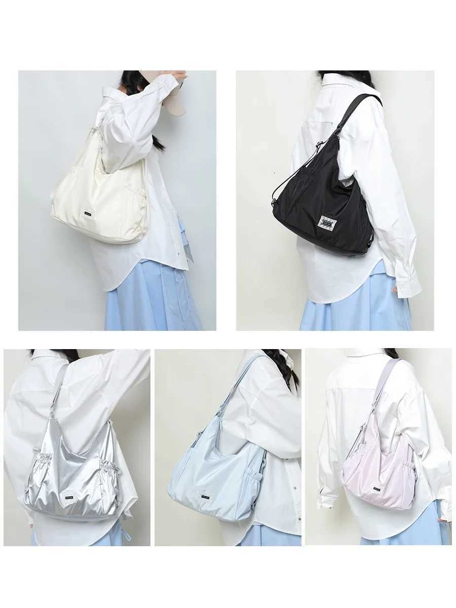 Fashion Women Nylon Backpack Shoulder Bag Niche Design Casual Commuter Tote Bag Daily Student Crossbody Bag For Y250819