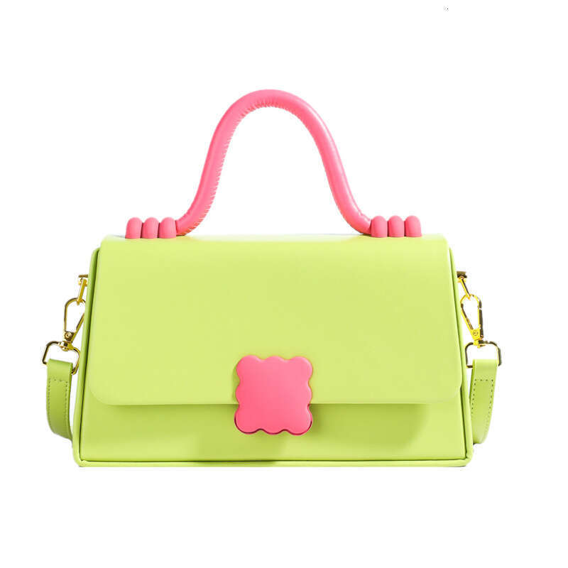 Small Color-Block Square 2025 New Designer Fashion Hard Shell Women's Bags Handheld Shoulder Crossbody Box Bag Handbags