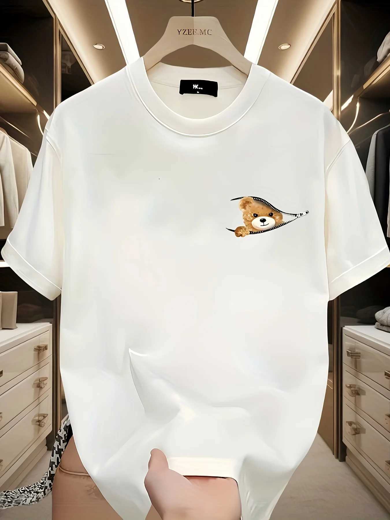 Mens summer 100 cotton fashionable casual loose solid color multi-color optional sports round neck short sleeved T-shirt top Y250819