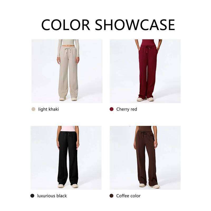 Hearuisavy Sweatpants Women Gym Straight Fit Drawstring Pocket Sport Female Casual Outdoor Running Workout Yoga Long Pants